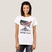Amerikaanse Scottish Roots T-shirt (Voorkant volledig)
