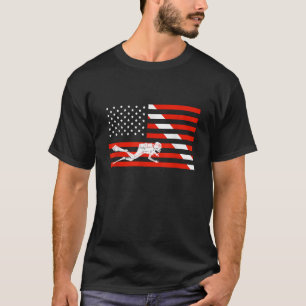 Amerikaanse Scuba Duiker Vlag Cool Scuba Duik Vlag T-shirt