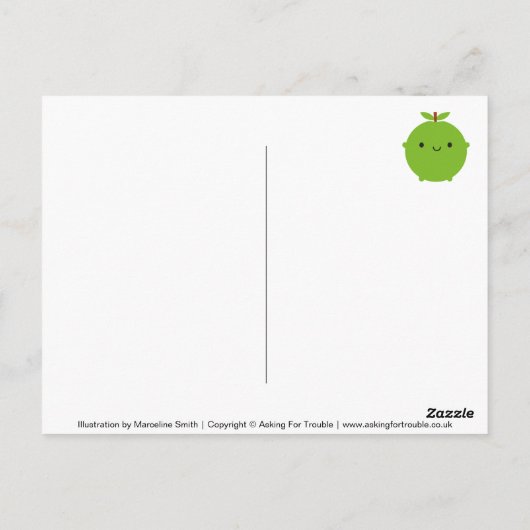 Amerikaanse seizoensinvloedssferen briefkaart (Achterkant)