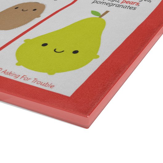 Amerikaanse seizoensinvloedssferen snijplank (Hoek)