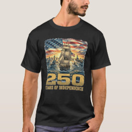 Amerikaanse Semi-quincentennial: 250 Jaar Onafhank T-shirt