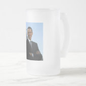 Amerikaanse senator, 44e Amerikaans President Bara Matglas Bierpul (Voorkant rechts)