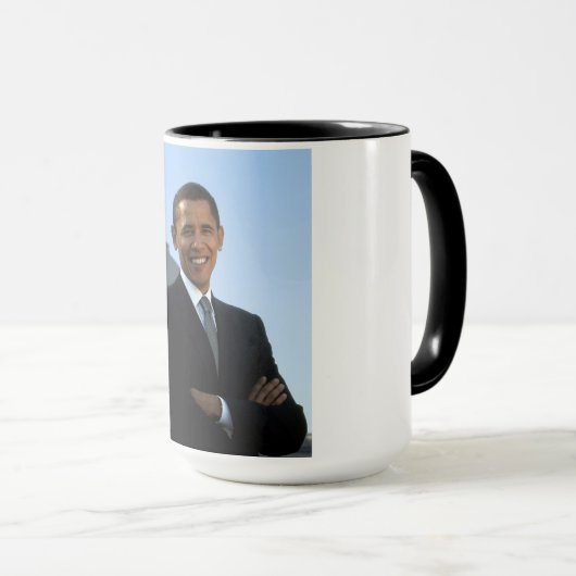 Amerikaanse senator, 44e Amerikaans President Bara Mok (Voorkant rechts)