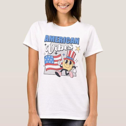 Amerikaanse sfeer t-shirt (Voorkant)
