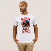 Amerikaanse Sheepdog T-shirt (Voorkant volledig)