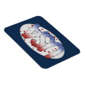 Amerikaanse shimmer- en sterrenkunst magneet (Rechterzijde)