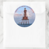 Amerikaanse Shoal Lighthouse, Stickers rondom Flor (Tas)