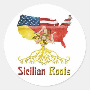 Amerikaanse Siciliaanse Roots Stickers
