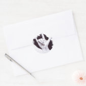 AMERIKAANSE SIGN-TAAL IK HOOP VAN JE RONDE STICKER (Envelop)