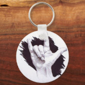 AMERIKAANSE SIGN-TAAL IK HOOP VAN JE SLEUTELHANGER (Voorkant)