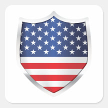 Amerikaanse Silver Shield Flag