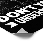 Amerikaanse Sing Language ASL-leraar ASL Alphabet Poster (Hoek)