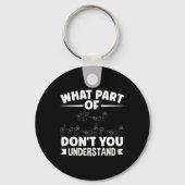 Amerikaanse Sing Language ASL-leraar ASL Alphabet  Sleutelhanger (Achterkant)