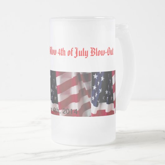 Amerikaanse Sjablonen voor Mok van vlaggengebeurte (Voorkant rechts)