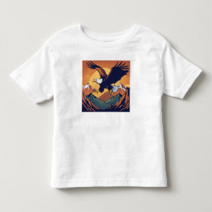 Amerikaanse Sky King Kinder Shirts