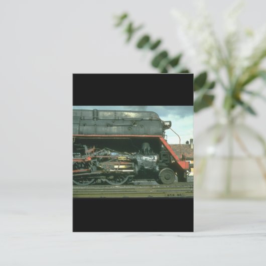 Amerikaanse Skyliner pose for_Steam Trains Briefkaart (Staand voorkant)