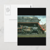 Amerikaanse Skyliner pose for_Steam Trains Briefkaart (Voorkant / Achterkant)