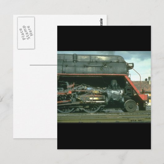 Amerikaanse Skyliner pose for_Steam Trains Briefkaart (Voorkant / Achterkant)