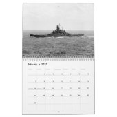 Amerikaanse slagschepen van de Tweede Wereldoorlog Kalender (Feb 2027)