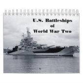 Amerikaanse slagschepen van de Tweede Wereldoorlog Kalender (Hoes)