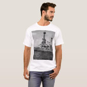 Amerikaanse slagschip New Jersey in_War Afbeelding T-shirt (Voorkant volledig)