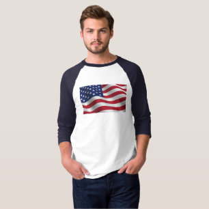 Amerikaanse sleeve T-Shirt