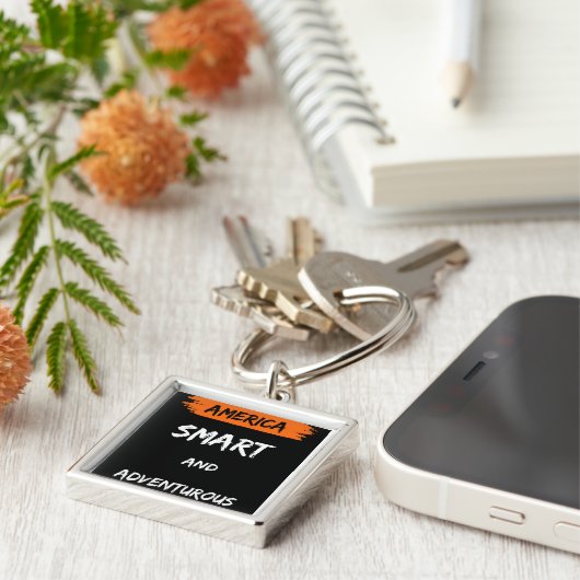 Amerikaanse Sleutelhanger (Zijkant)