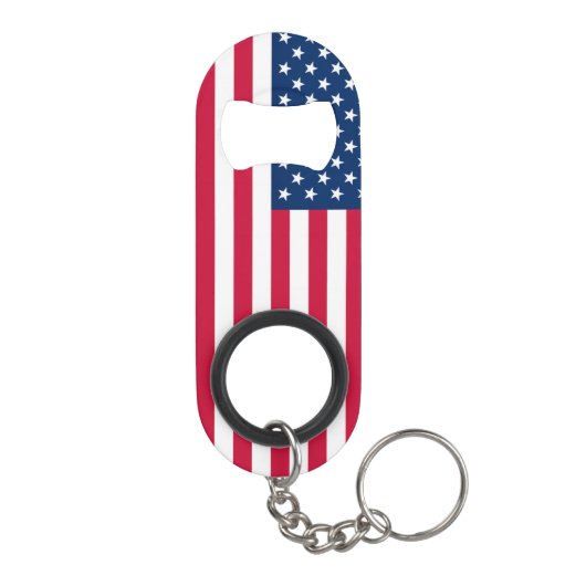 Amerikaanse Sleutelhanger flesopening VS Mini Flessenopener (Achterkant)