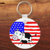 Amerikaanse Sleutelhanger Koe (Voorkant)