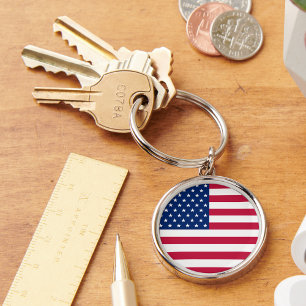 Amerikaanse Sleutelhanger van Amerikaanse vlagpatr