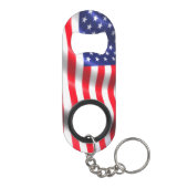 Amerikaanse Sleutelhanger voor flessenopener Mini Flessenopener (Achterkant)