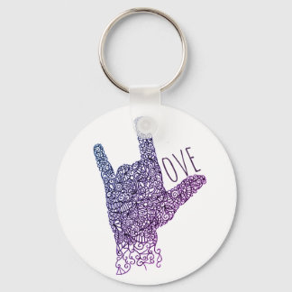 Amerikaanse Sleutelhanger voor gebarentaal