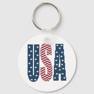 Amerikaanse Sleutelhanger voor sterren en staven