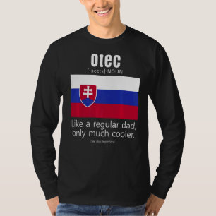 Amerikaanse Slovaakse Patriot Flag Vaders Dag Slow T-shirt