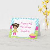 Amerikaanse Slumber-Slumber-wedstrijd Kaart (Gele Bloem)