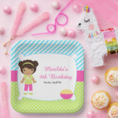 Amerikaanse Slumber-Slumber-wedstrijd Papieren Bordje (Feest)