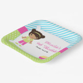 Amerikaanse Slumber-Slumber-wedstrijd Papieren Bordje (Gebogen)