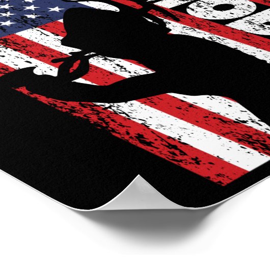 Amerikaanse sneeuwpop poster (Hoek)