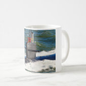 AMERIKAANSE SNELLE AANVAL ONDERZEEËR - SSN-750 Mok (Voorkant rechts)