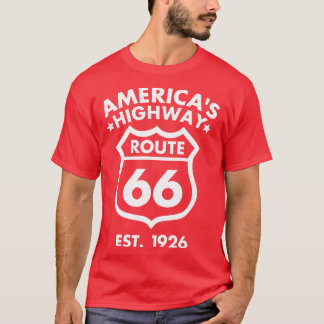 Amerikaanse Snelweg Route 66 T-shirt