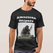 Amerikaanse snipers t-shirt (Voorkant)
