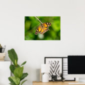Amerikaanse Snout Butterfly op Branch Poster (Thuiskantoor)