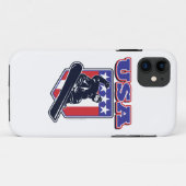 Amerikaanse Snowboarders Case-Mate iPhone Case (Achterkant (horizontaal))