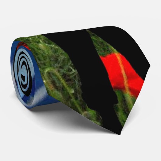 Amerikaanse soldaat Amerikaanse vlag ter ere Stropdas (Opgerold)