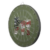 Amerikaanse soldaat dartbord (Voorkant Rechts)