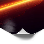 Amerikaanse soldaat groet de vlag perfect poster (Hoek)