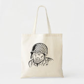 Amerikaanse Soldaat Illustratie Tote Bag (Voorkant)