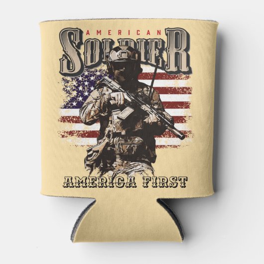 Amerikaanse soldaat Koelbox Blikjeskoeler (Voorkant)