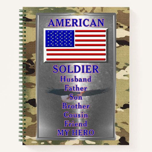 Amerikaanse soldaat notitieboek (Voorkant)