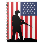 Amerikaanse soldaat notitieboek (Voorkant)